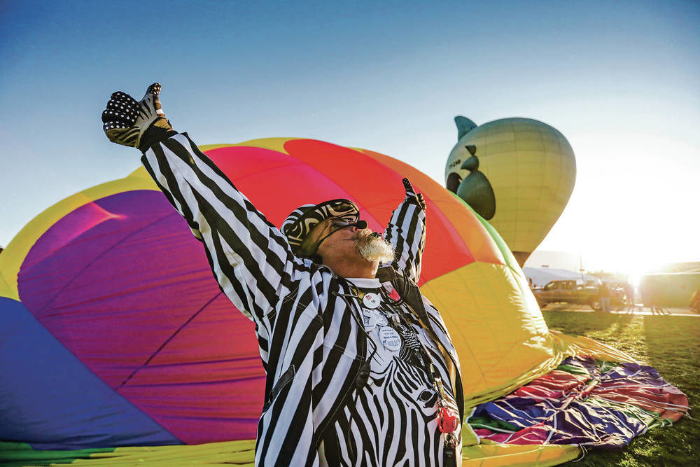 Fall colors at Balloon Fiesta Park